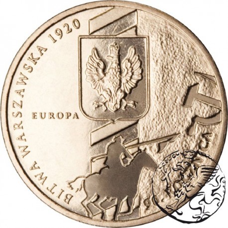 III RP, 2 złote, 2010, 90. rocznica Bitwy Warszawskiej
