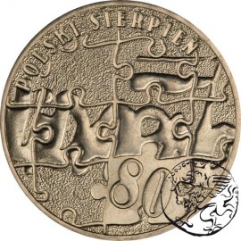 III RP, 2 złote, 2010, Polski Sierpień 1980