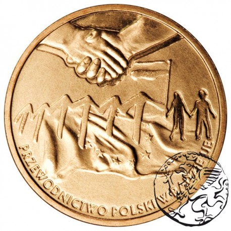 III RP, 2 złote, 2011, Przewodnictwo w UE
