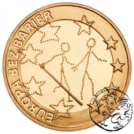 III RP, 2 złote, 2011, Europa bez barier - ociemniali
