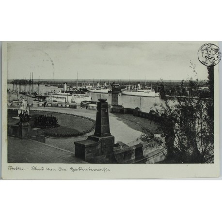 038 Stettin - Blick von der Hakenterrasse 