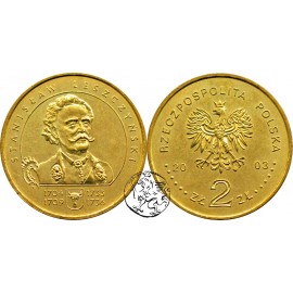 III RP, 2 złote, 2003, Stanisław Leszczyński