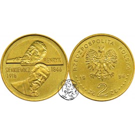 III RP, 2 złote, 1996, Henryk Sienkiewicz