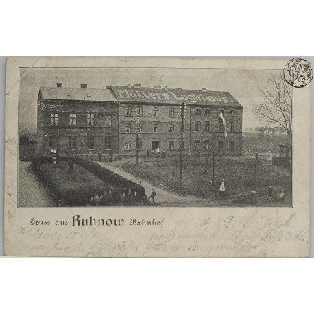 108 Ruhnow (Runowo Pomorskie) - Gruss aus Bahnhof