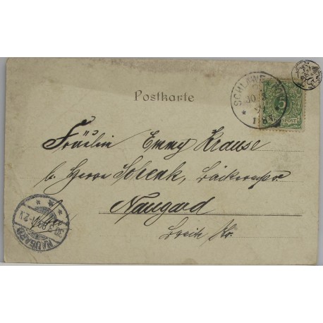 108 Ruhnow (Runowo Pomorskie) - Gruss aus Bahnhof